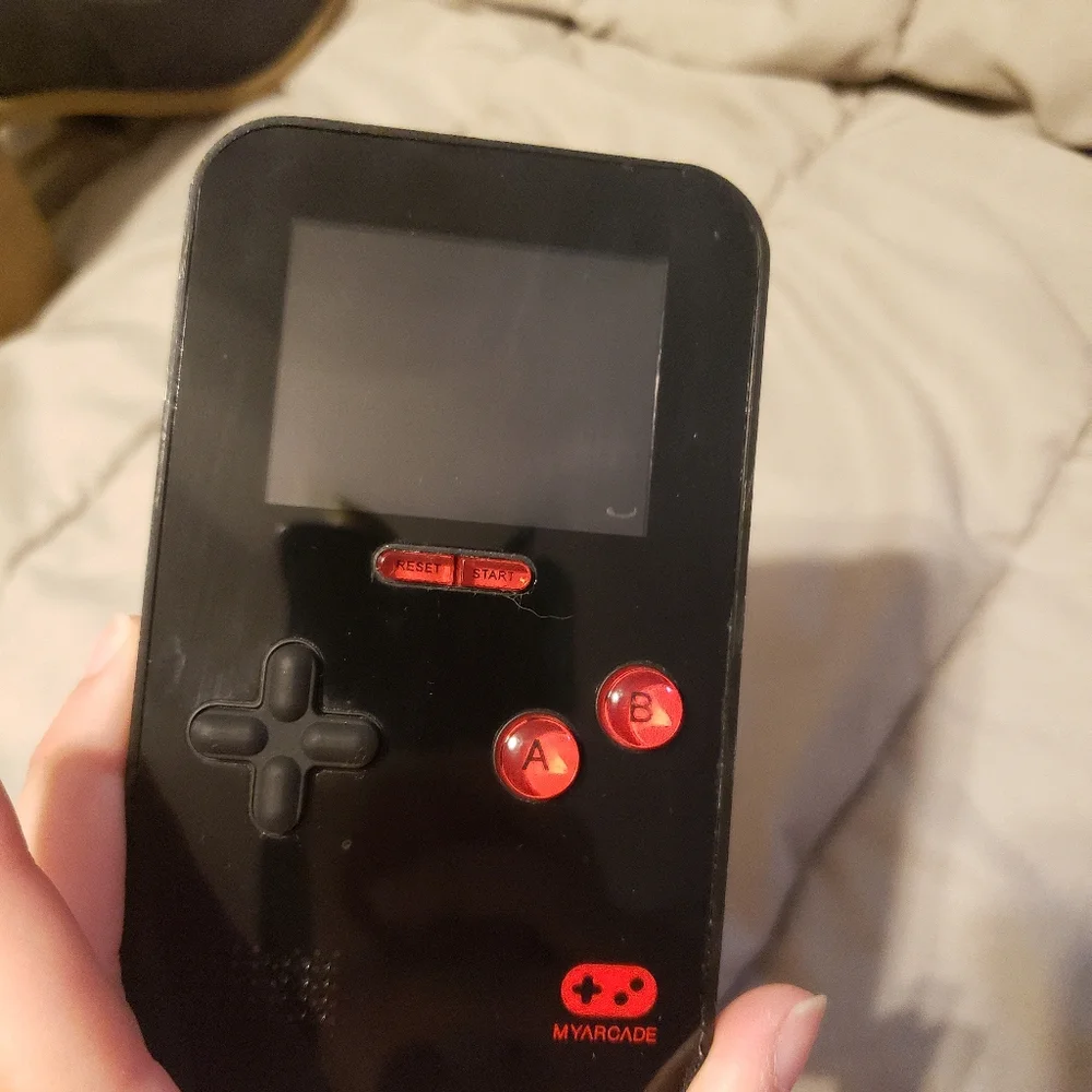 My Arcade GoGamer Portable Handheld Gaming System - Retro Style Games Red/black